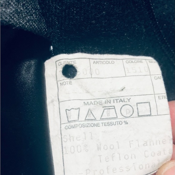 Mario Valente men coats Zipper up 100% wool size M - Picture 6 of 8